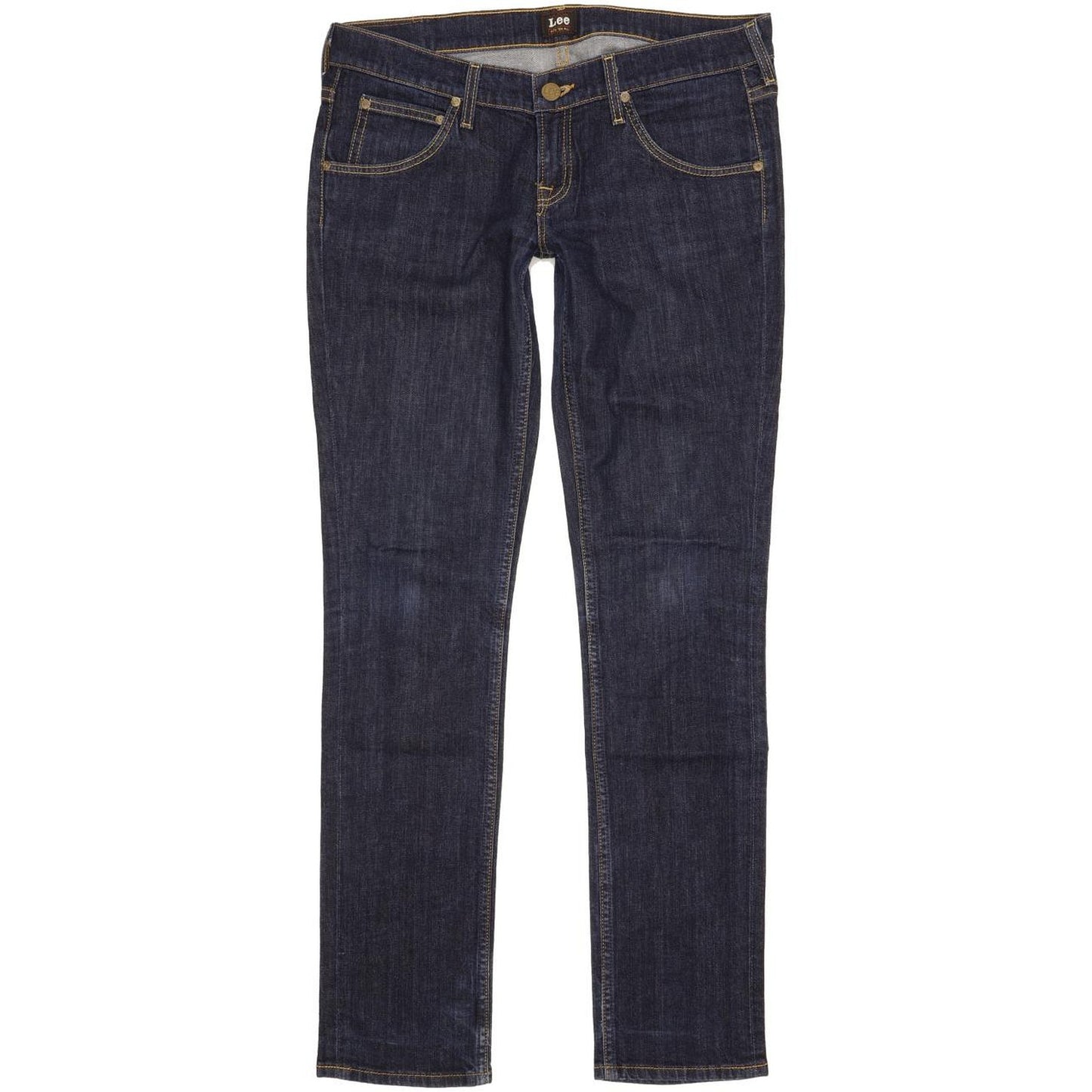 Lee Lynn Narrow Women Blue Straight Slim Stretch Jeans W31 L32
