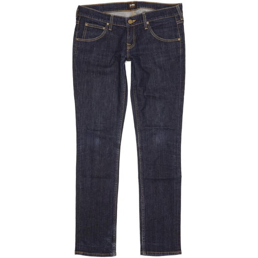 Lee Lynn Narrow Women Blue Straight Slim Stretch Jeans W31 L32