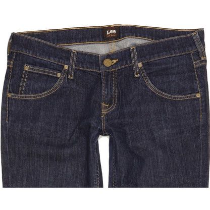 Lee Lynn Narrow Women Blue Straight Slim Stretch Jeans W31 L32