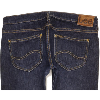 Lee Lynn Narrow Women Blue Straight Slim Stretch Jeans W31 L32