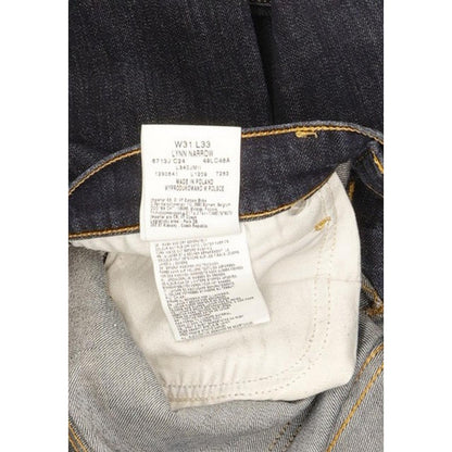 Lee Lynn Narrow Women Blue Straight Slim Stretch Jeans W31 L32