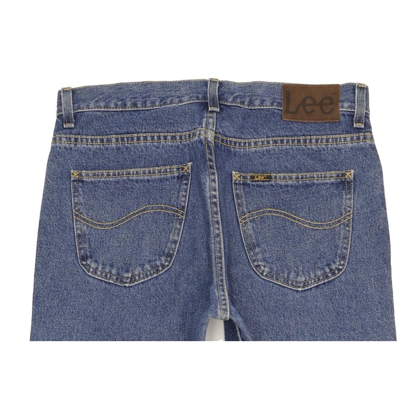 Lee Men Blue Straight Regular Jeans W33 L34