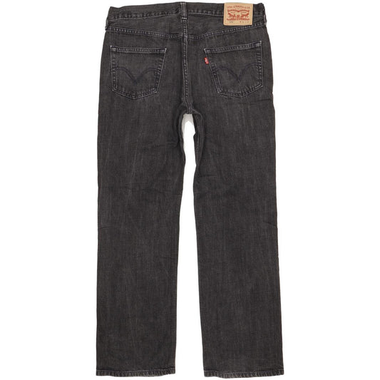 Levi's 506 Men Black Straight Regular Jeans W36 L31
