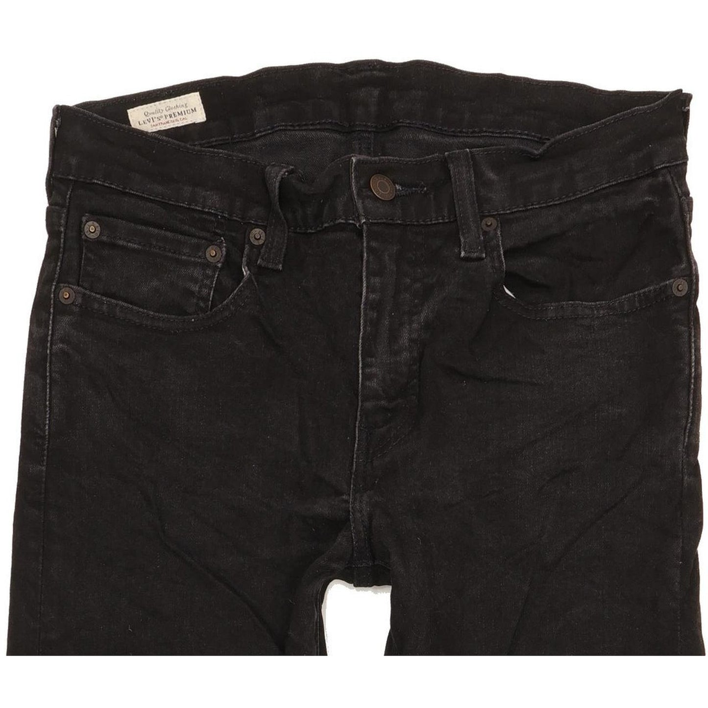Levi's Men Black Skinny Slim Stretch Jeans W32 L31