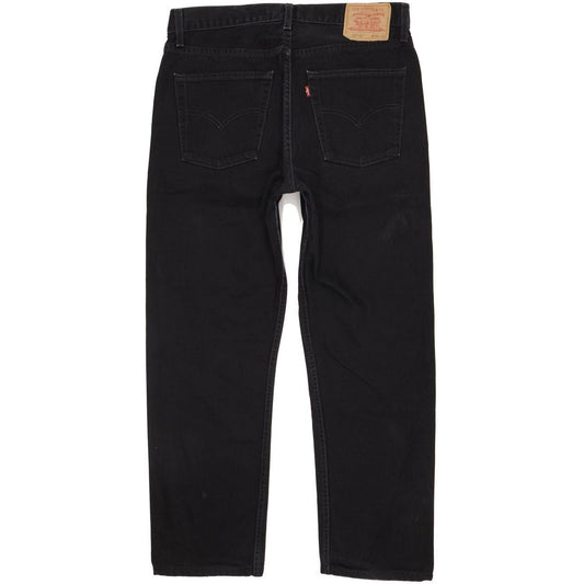 Levi's 521 Men Black Straight Regular Jeans W35 L29