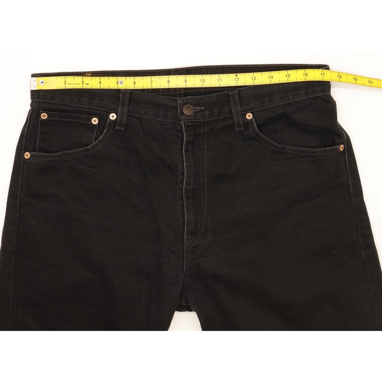 Levi's 521 Men Black Straight Regular Jeans W35 L29