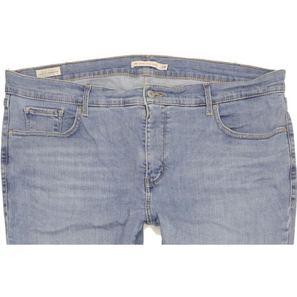 Levi's 310 Shaping Blue Skinny Slim Stretch Jeans High Waisted W40 L30