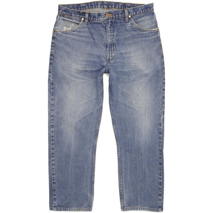 Wrangler Men Blue Straight Regular Jeans W37 L27
