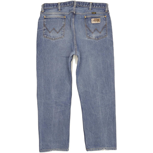 Wrangler Men Blue Straight Regular Jeans W37 L27