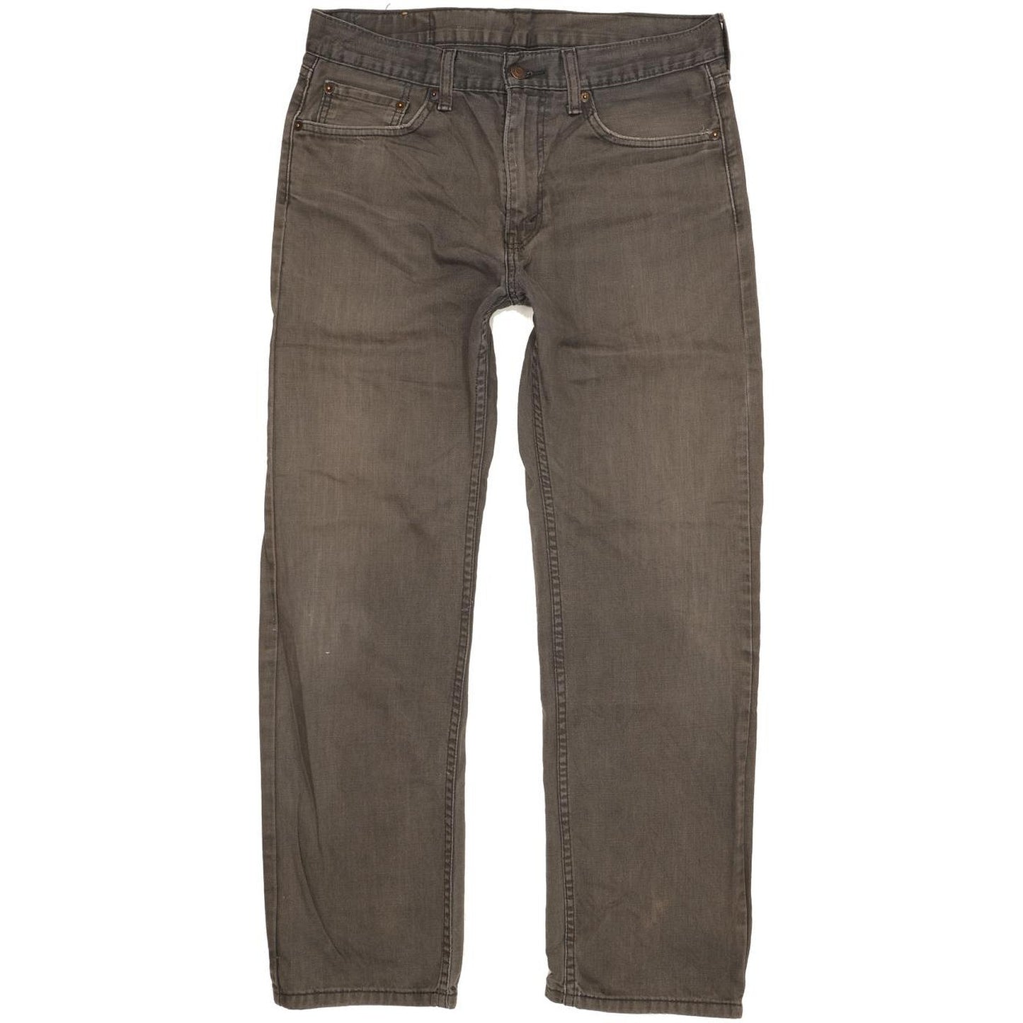 Levi's 505 Men Charcoal Straight Regular Jeans W32 L29