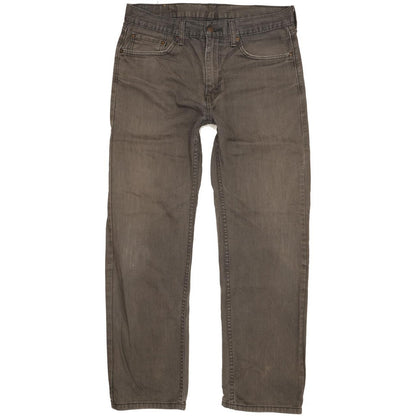 Levi's 505 Men Charcoal Straight Regular Jeans W32 L29