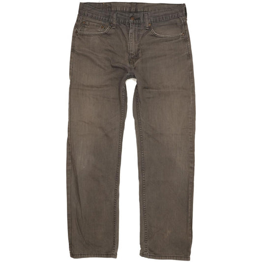 Levi's 505 Men Charcoal Straight Regular Jeans W32 L29