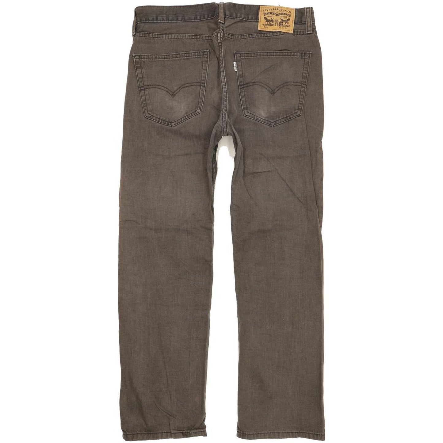 Levi's 505 Men Charcoal Straight Regular Jeans W32 L29