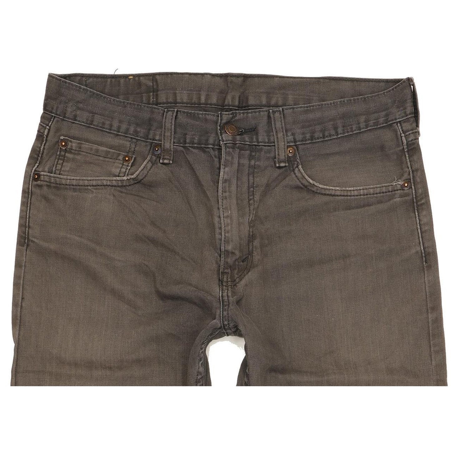 Levi's 505 Men Charcoal Straight Regular Jeans W32 L29