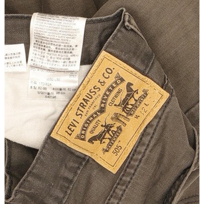 Levi's 505 Men Charcoal Straight Regular Jeans W32 L29