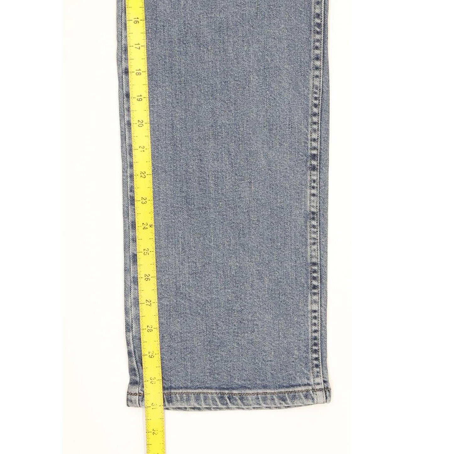 Wrangler Durable Quality Men Blue Straight Regular Stretch Jeans W34 L31