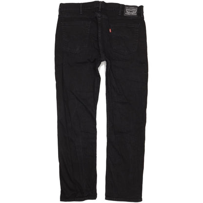 Levi's 514 Men Black Straight Slim Jeans W38 L32