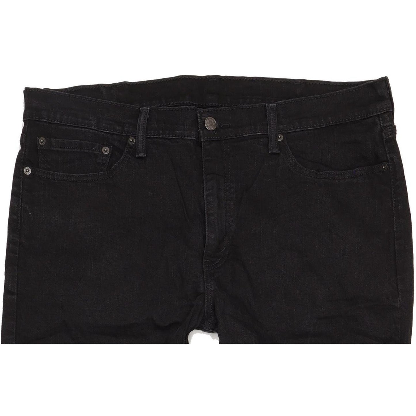 Levi's 514 Men Black Straight Slim Jeans W38 L32