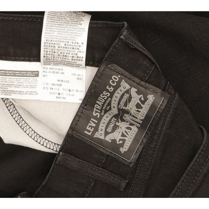 Levi's 514 Men Black Straight Slim Jeans W38 L32
