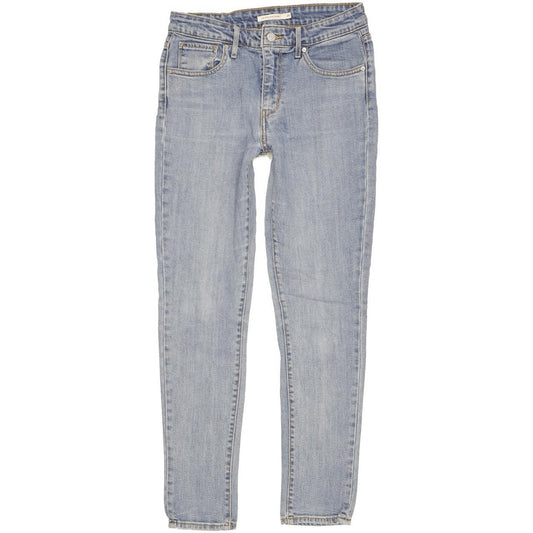Levi's 721 Women Blue Skinny Slim Stretch Jeans W29 L32