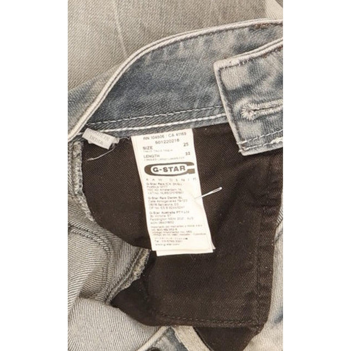 G-Star Midge Cody Women Grey Skinny Slim Stretch Jeans W25 L32