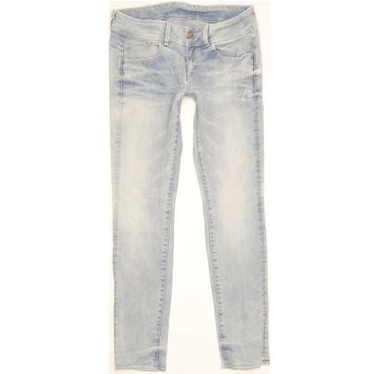 G-Star Lynn Mid Women Blue Skinny Slim Stretch Jeans W30 L31