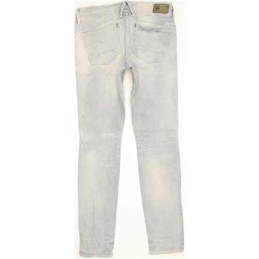 G-Star Lynn Mid Women Blue Skinny Slim Stretch Jeans W30 L31