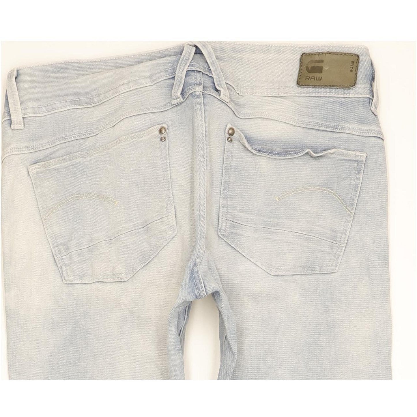 G-Star Lynn Mid Women Blue Skinny Slim Stretch Jeans W30 L31