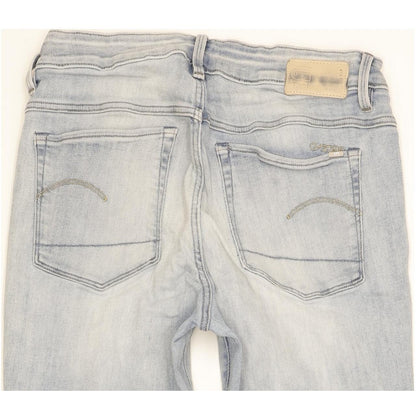 G-Star 3301 High Women Blue Skinny Slim Stretch Jeans W29 L31