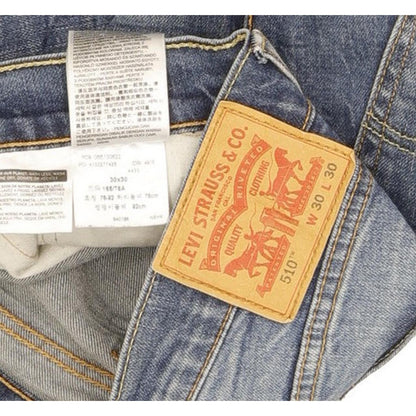 Levi's 510 Men Blue Skinny Slim Stretch Jeans W30 L29