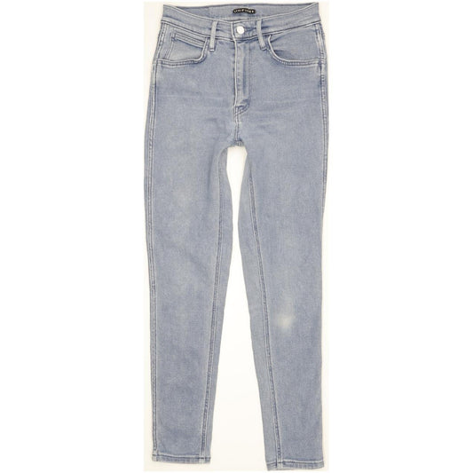 Levi's Line 8 Blue Skinny Slim Jeans High Waisted W27 L29