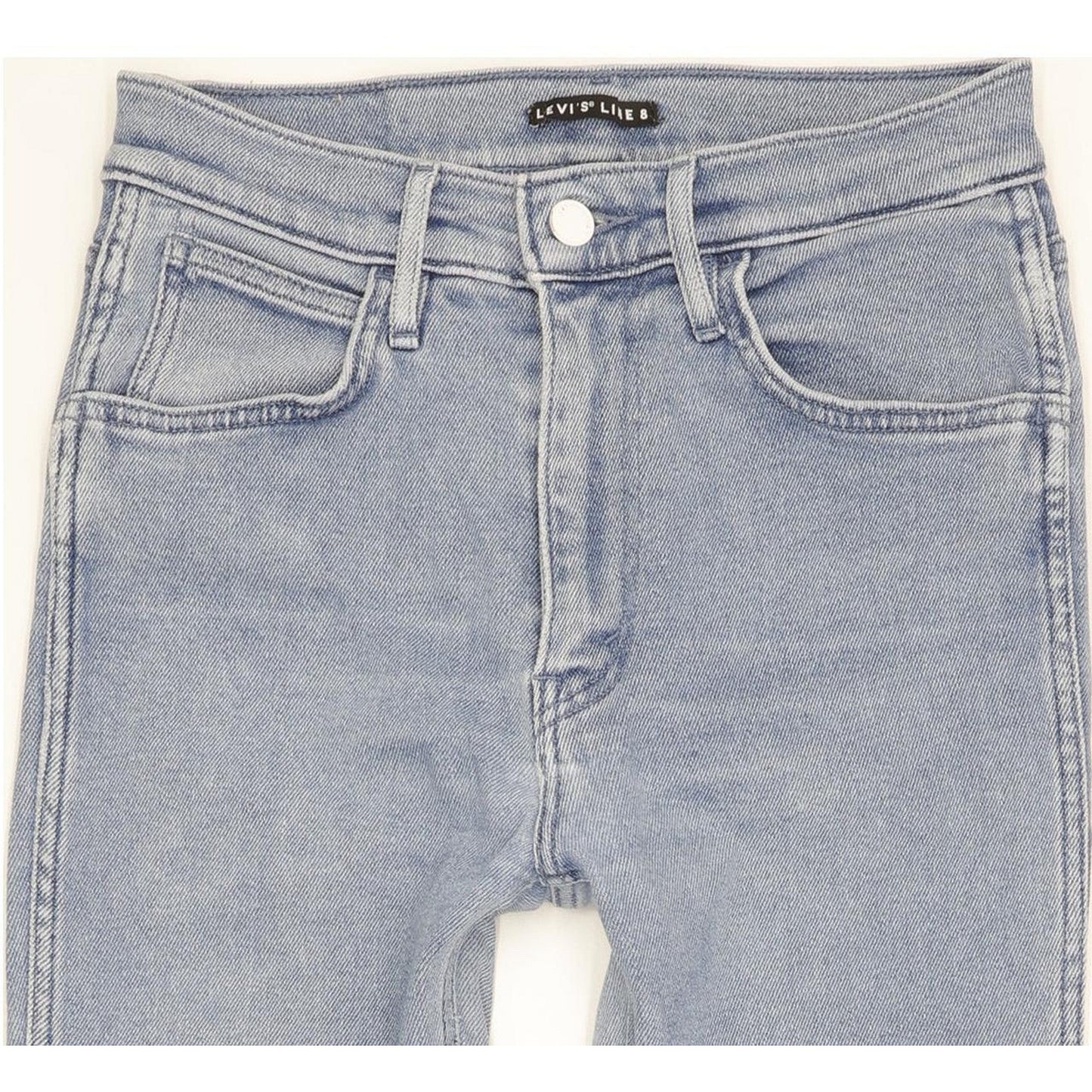 Levi's Line 8 Blue Skinny Slim Jeans High Waisted W27 L29