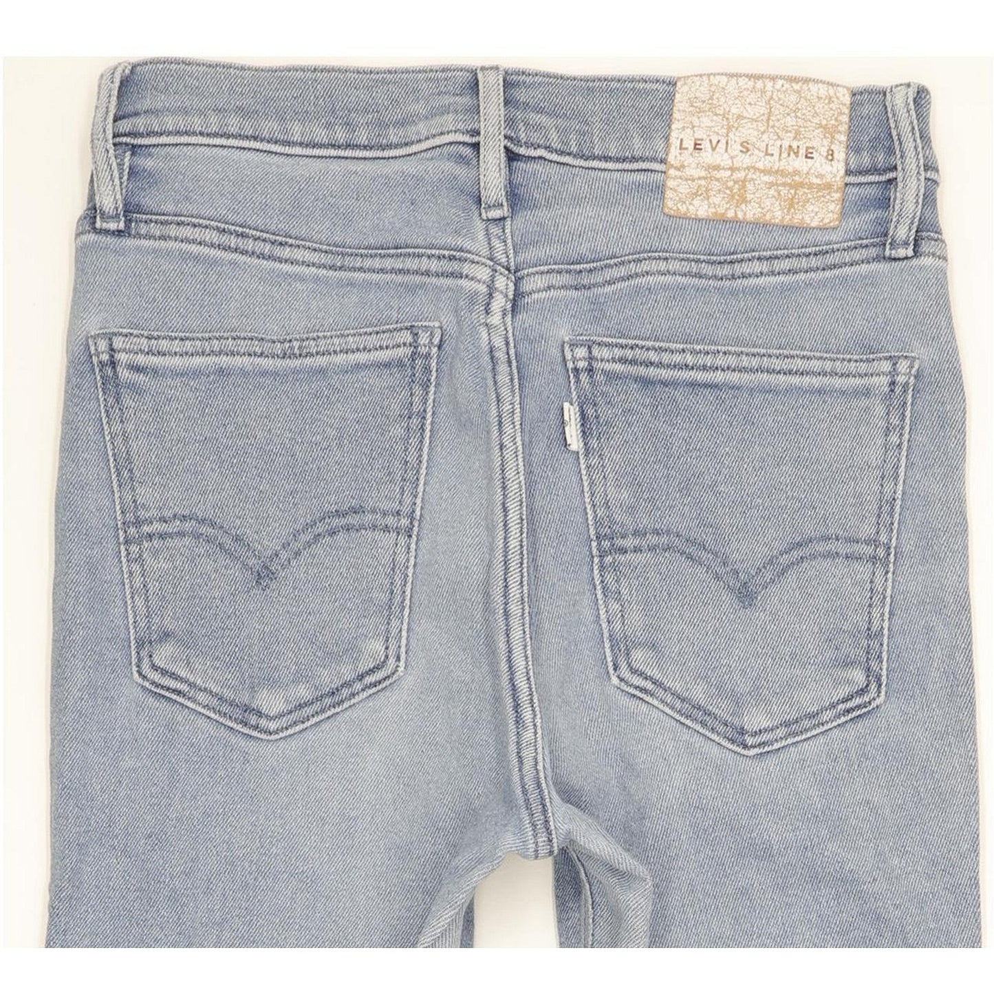 Levi's Line 8 Blue Skinny Slim Jeans High Waisted W27 L29