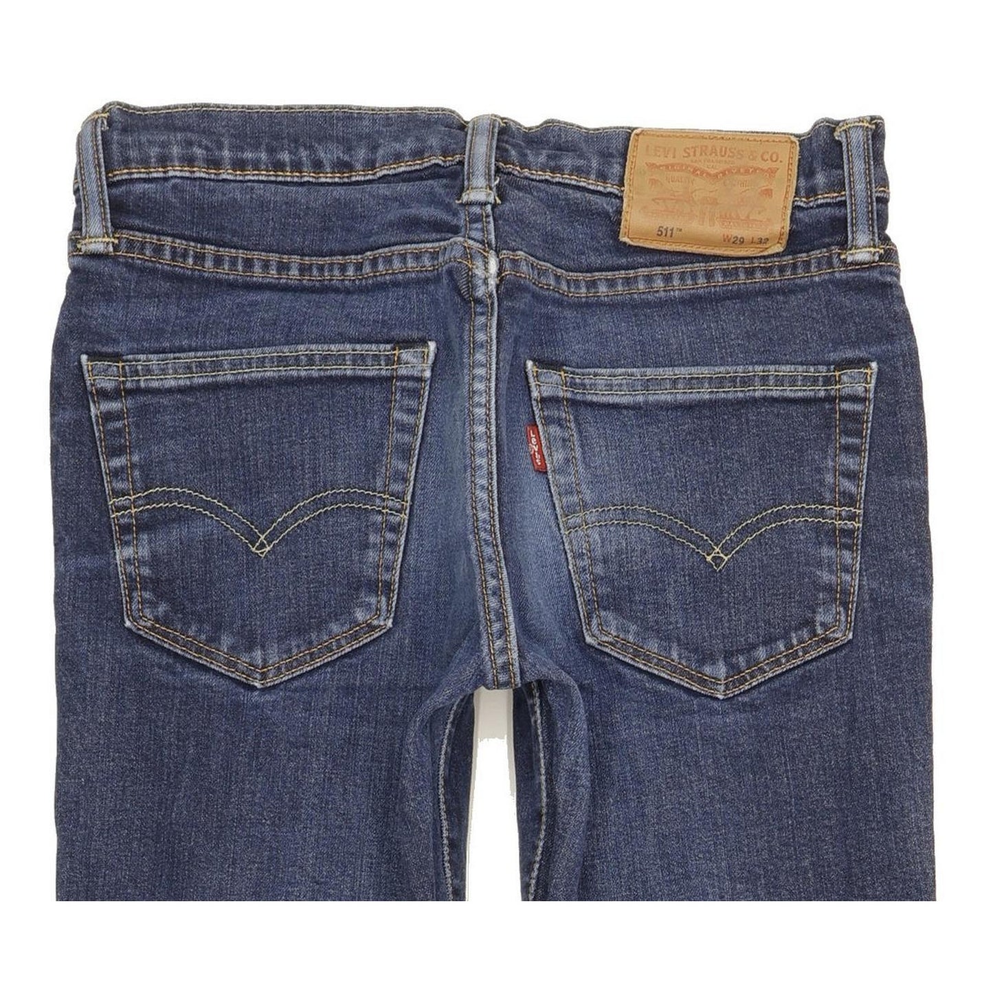 Levi's 511 Men Blue Straight Slim Stretch Jeans W29 L31