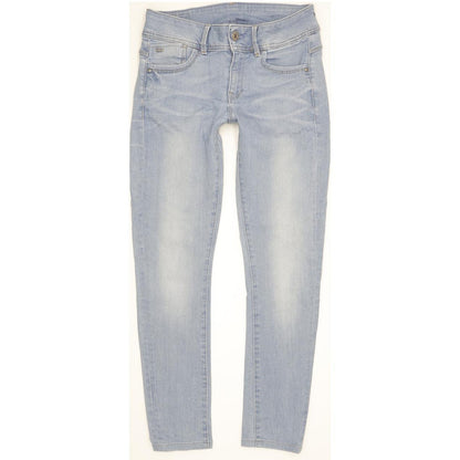 G-Star Lynn Mid Women Blue Skinny Slim Stretch Jeans W29 L28
