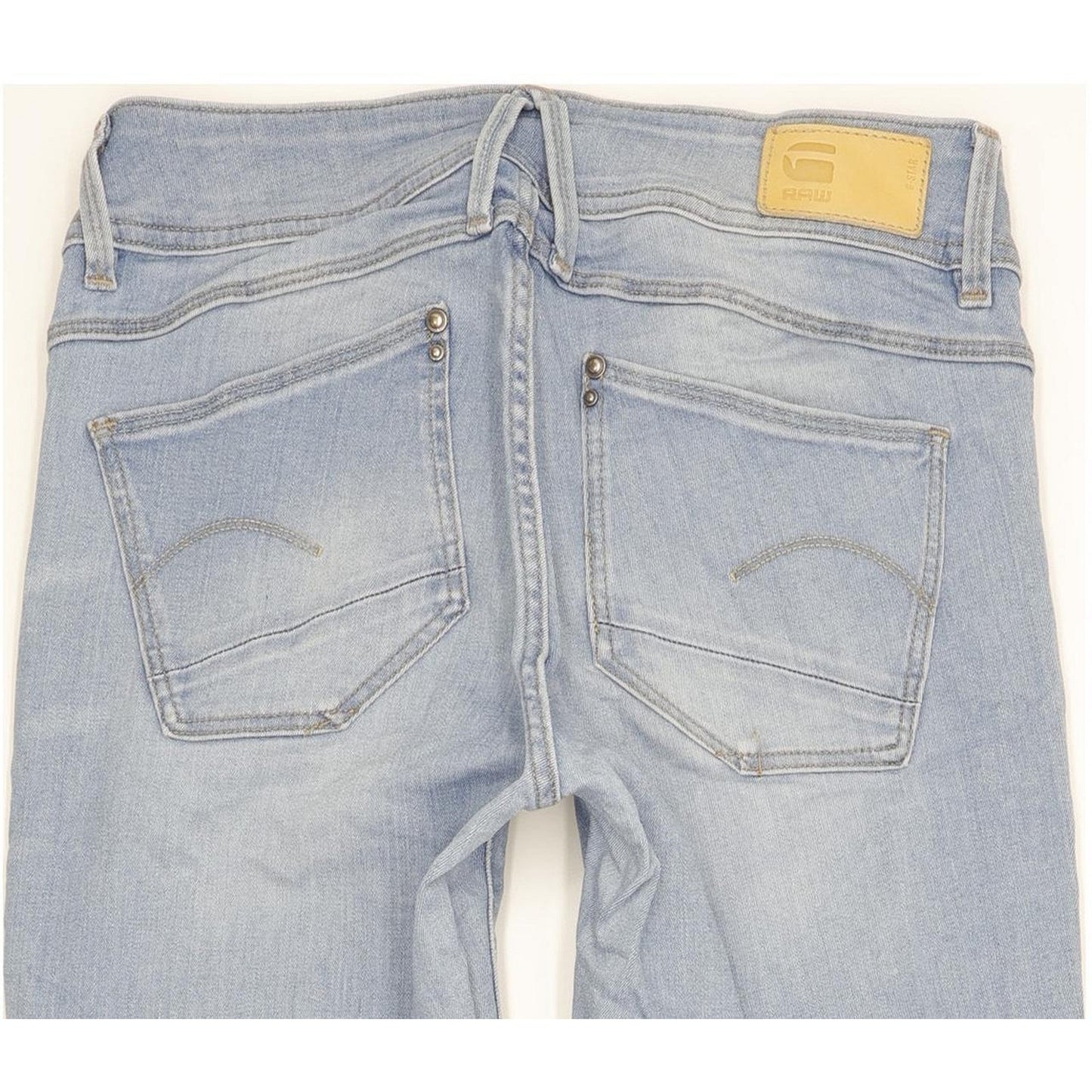 G-Star Lynn Mid Women Blue Skinny Slim Stretch Jeans W29 L28