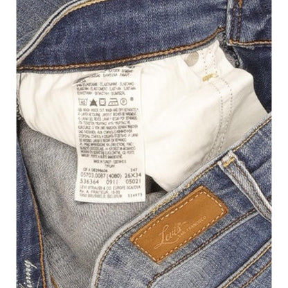 Levi's Demi Curve Women Blue Skinny Slim Stretch Jeans W26 L33