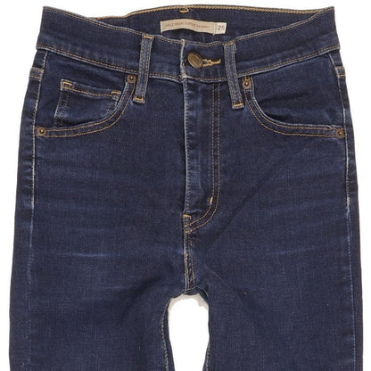 Levi's Mile Women Blue Skinny Slim Stretch Jeans W25 L30