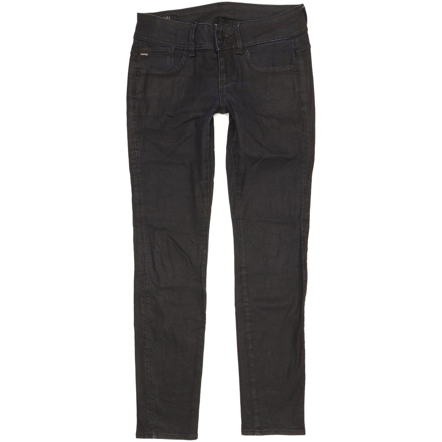 G-Star Lynn Mid Women Navy Skinny Slim Stretch Jeans W27 L30