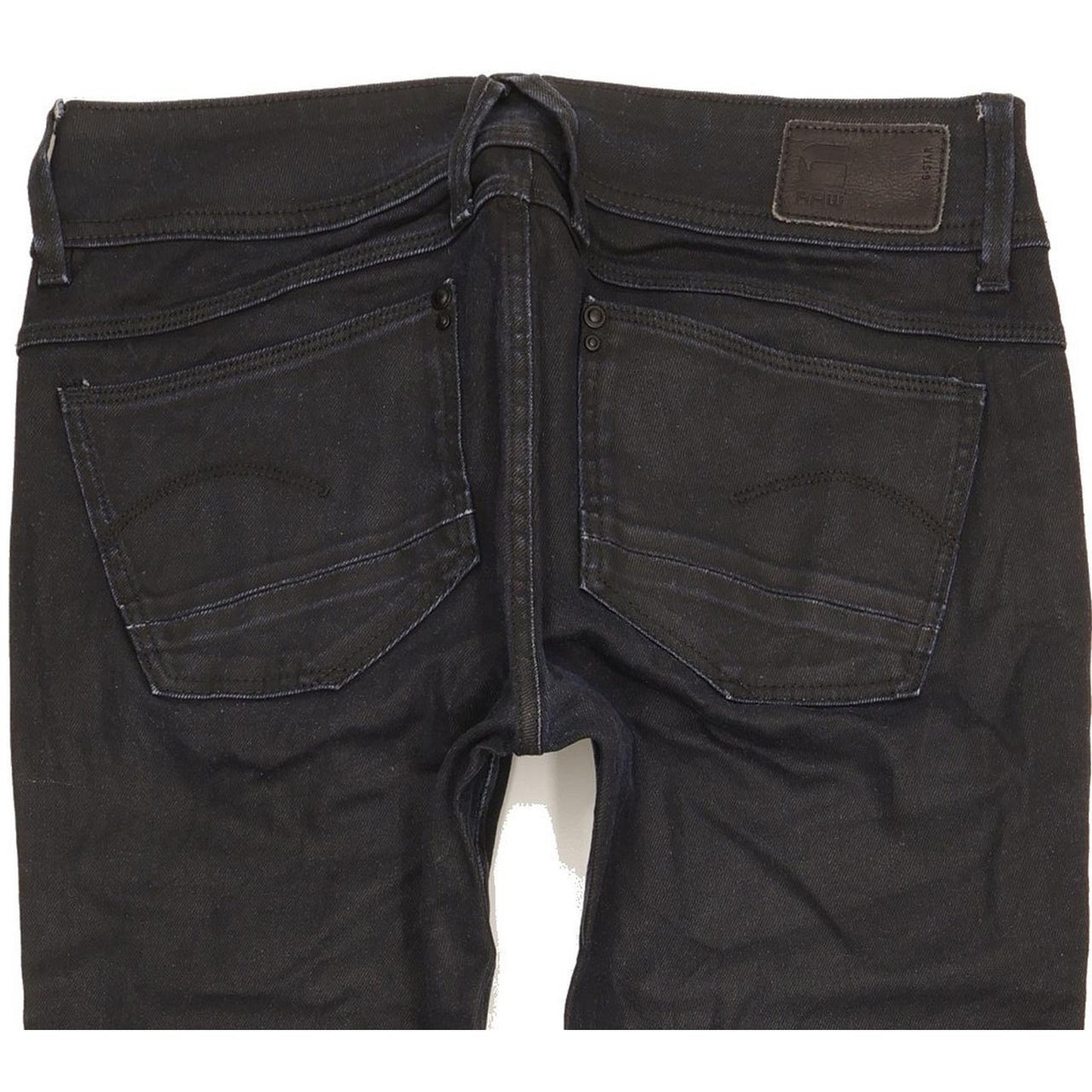 G-Star Lynn Mid Women Navy Skinny Slim Stretch Jeans W27 L30
