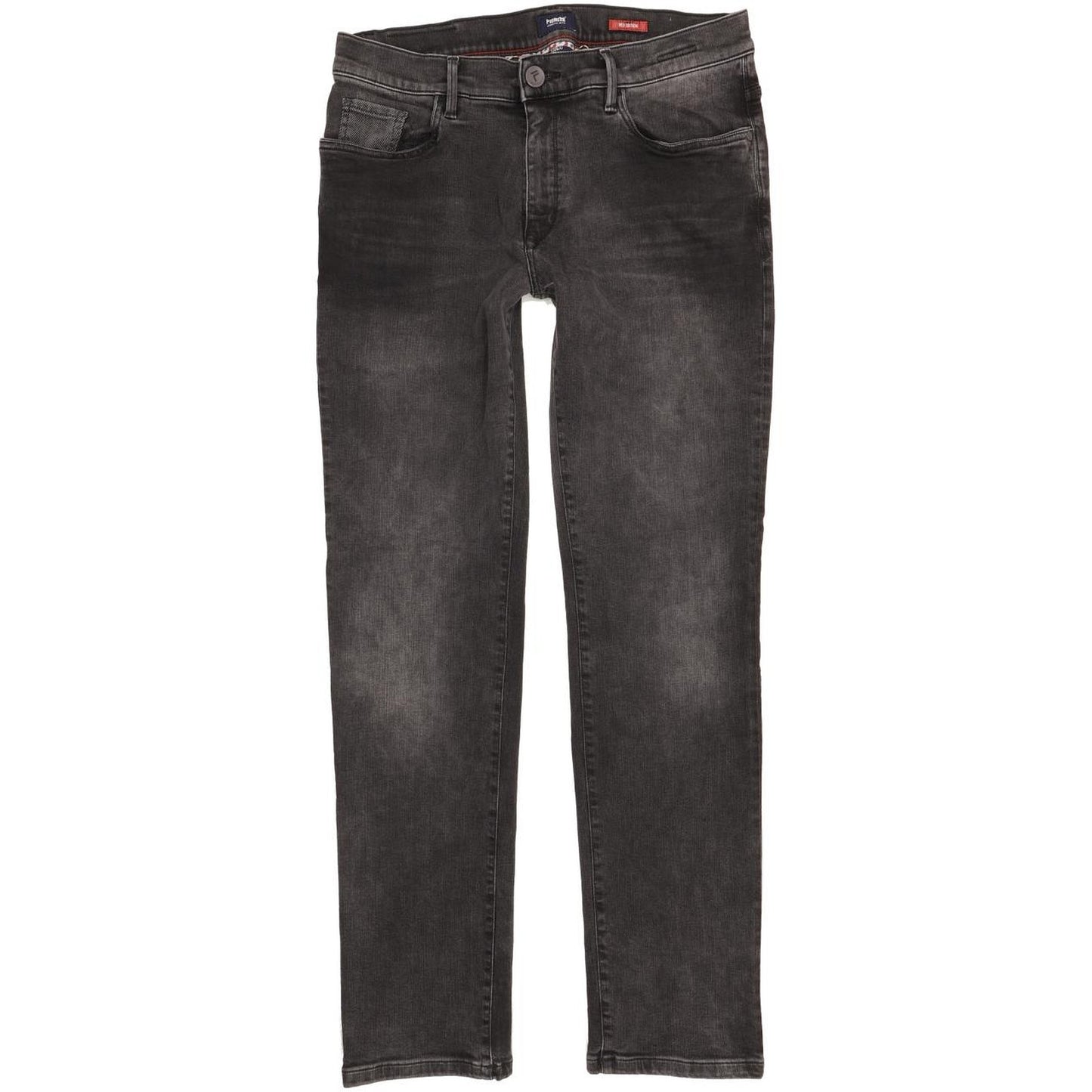Pioneer Rando Men Charcoal Straight Regular Stretch Jeans W35 L32