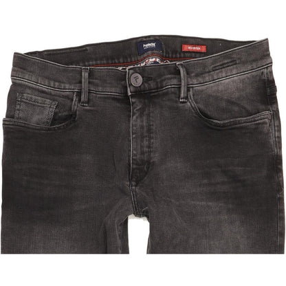Pioneer Rando Men Charcoal Straight Regular Stretch Jeans W35 L32