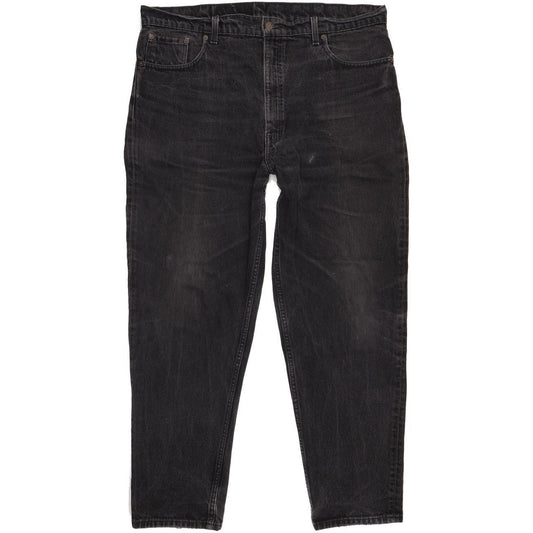 Levi's 550 Made in USA Men Black Tapered Relaxed Jeans W40 L30