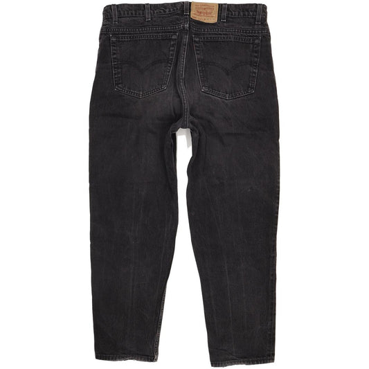 Levi's 550 Made in USA Men Black Tapered Relaxed Jeans W40 L30