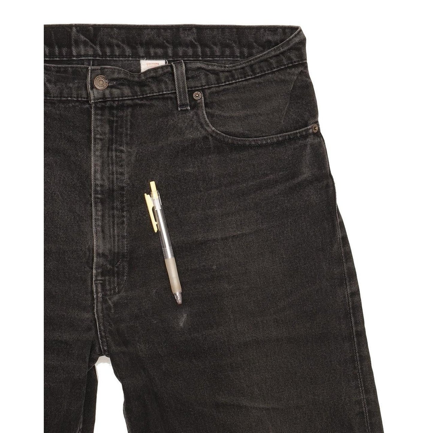Levi's 550 Made in USA Men Black Tapered Relaxed Jeans W40 L30