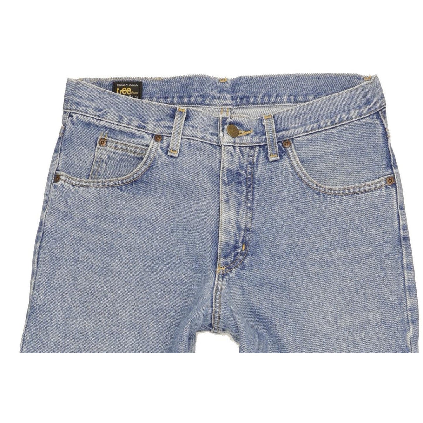 Lee Kansas Men Blue Straight Regular Jeans W33 L32