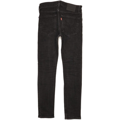 Levi's 519 Men Black Skinny Slim Stretch Jeans W30 L29