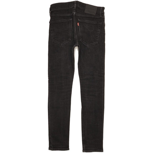 Levi's 519 Men Black Skinny Slim Stretch Jeans W30 L29