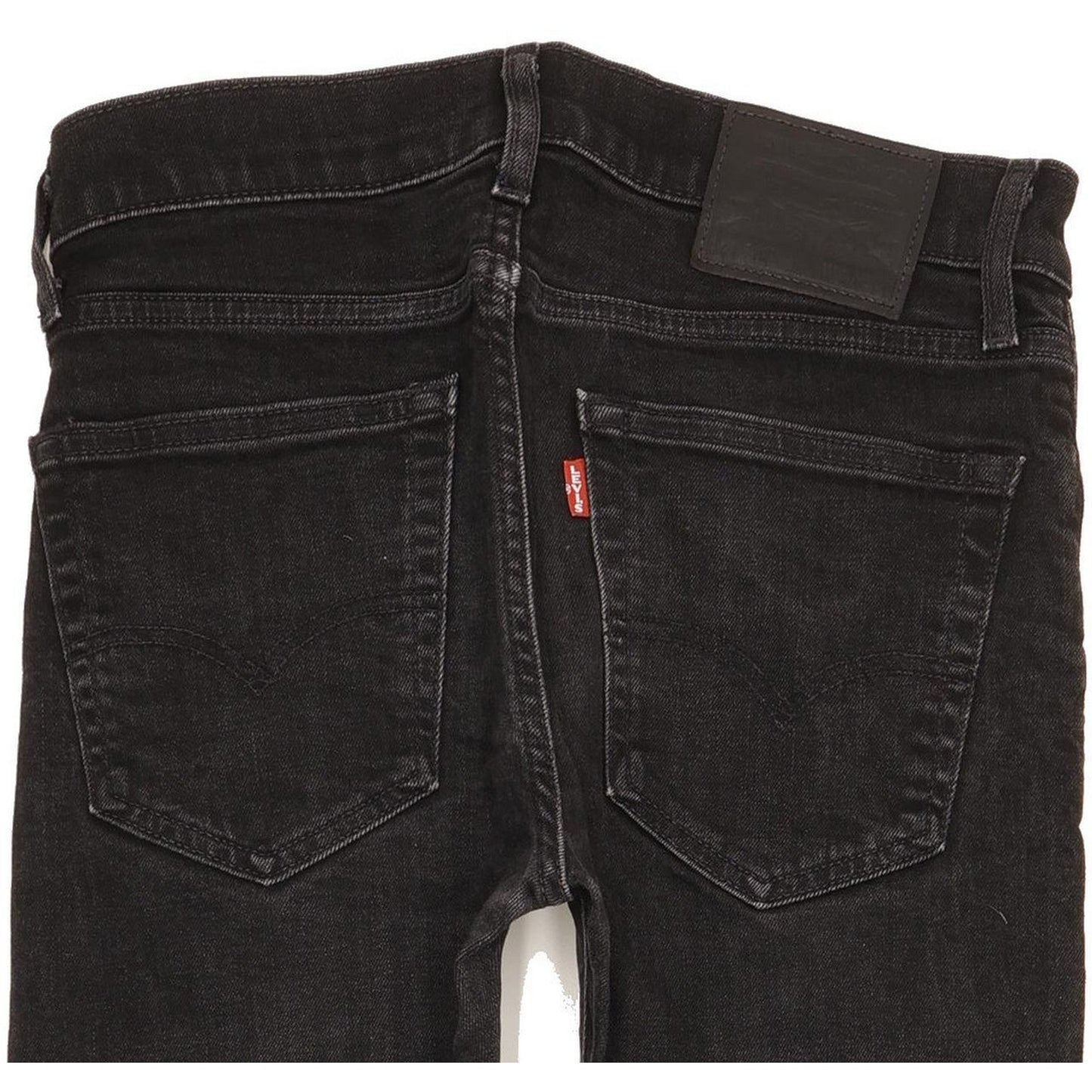 Levi's 519 Men Black Skinny Slim Stretch Jeans W30 L29