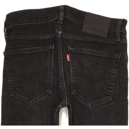 Levi's 519 Men Black Skinny Slim Stretch Jeans W30 L29